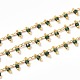 Chaînes de perles de verre faites à la main 3.28 pieds(X-CHC-K008-B08)-1