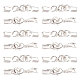 SUNNYCLUE 24 Sets 2 Colors Clip Ends With Lobster Claw Clasps(FIND-SC0001-94)-1
