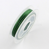 Tiger Tail Wire, Nylon-coated Stainless Steel, Medium Sea Green, 0.45mm, about 32.8 Feet(10m)/roll(TWIR-S001-0.45mm-08)