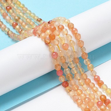 Natural Agate Beads Strands(G-Q1000-02B)-4