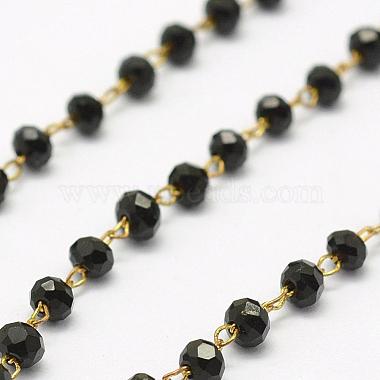 Black Brass+Glass Handmade Chains Chain