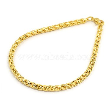 304 Stainless Steel Wheat Chain Bracelet Making(STAS-A028-B005)-2