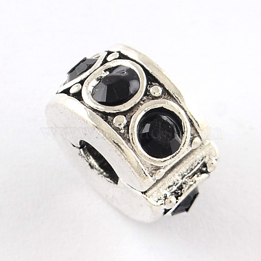 Brass Rhinestone European Clasps(KK-N291-01AS-04)-2