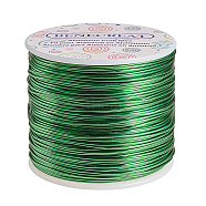 Round Aluminum Wire, Medium Sea Green, 17 Gauge, 1.2mm, about 380.57 Feet(116m)/roll(AW-BC0001-1.2mm-10)