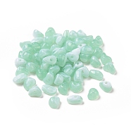 Acrylic Beads, Imitation Gemstone, Chips, Medium Aquamarine, 4.6x7x6mm, Hole: 1.5mm, about 4200pcs/500g(OACR-C013-09B)