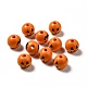 Halloween Theme Printed Natural Wooden Beads(WOOD-L020-C04)-1