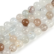 Natural Topaz Beads Strands, Round, 10~10.5mm, Hole: 1.2mm, about 38pcs/strand, 15.35''(39cm)(G-H062-A03-03)