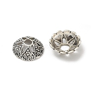 Tibetan Style Alloy Beads, Cadmium Free & Lead Free, Round, Antique Silver, 14.5x4.5mm, Hole: 2.5mm(TIBE-P003-62AS)