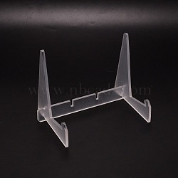 Acrylic Book Display Rack, Clear, Finished Product: 10.15x16x11.4cm(ODIS-WH0025-34)