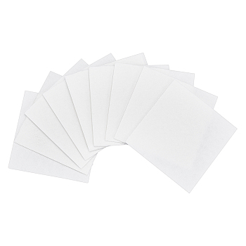 Ceramic Fiber Paper, Microwave Furnace Accessories, White, 80x80x1mm, 50pcs/bag