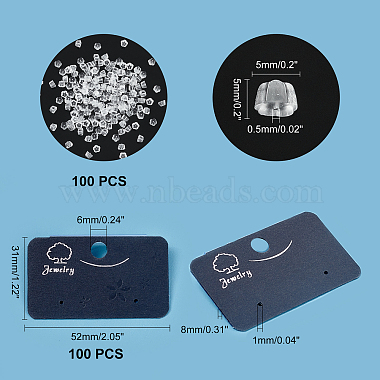 CHGCRAFT PVC Earring Card Holder(CDIS-CA0001-08)-2