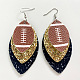 Synthetic Leather Dangle Earrings(FS-WG9193E-02)-1