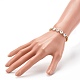 Bracelets de perles extensibles en laiton rond(BJEW-JB06231-04)-3