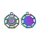 Ion Plating(IP) 304 Stainless Steel Pendant Cabochon Settings(STAS-A070-20MC)-1