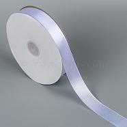 Single Face Solid Color Satin Ribbon, for Bows Crafts, Gifts Party Wedding Decoration, White, 1 inch(25~26mm), about 100yards/roll(91.44m/roll)(SRIB-S052-25mm-001)