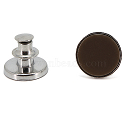 Alloy Button Pins for Jeans, Nautical Buttons, Garment Accessories, Round, Round, 17mm(PURS-PW0009-03F)