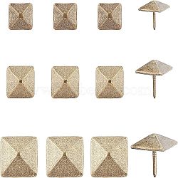 Iron Nails, Sofa Foam Nails, for Furniture Decoration, Square, Antique Bronze, 20x13x13mm, Pin: 1.5mm, 52pcs/set(IFIN-FH0001-30AB)