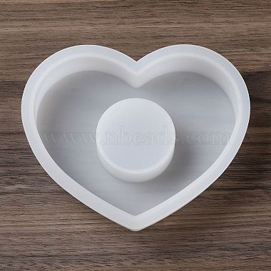 Heart Shaped Tealight Candle Holder Silicone Molds(SIL-Z013-02)-2