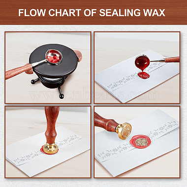 Brass Wax Seal Stamp with Handle(AJEW-WH0184-1058)-4