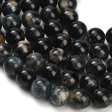 Natural Blue Tourmaline Beads Strands(GG-NH0002-A01-10mm)-3