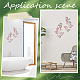 d&eacute;corations murales en branches de feuilles de fer(AJEW-WH0513-30B)-5