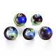 Transparent Handmade Blown Glass Globe Beads(GLAA-T012-32)-1