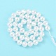 Electroplated Shell Pearl Beads Strands(BSHE-C007-A01-01)-3