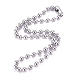 304 Stainless Steel Ball Chain Necklace(X-NJEW-G340-05P-03)-2