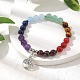 3Pcs 3 Styles Chakra Gemstone Beaded Stretch Bracelets(BJEW-JB10204)-3