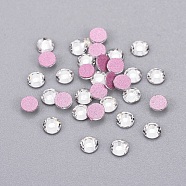Glass Rhinestone Cabochons, Grade AA, Flat Back & Faceted, Half Round, Crystal, SS10, 2.7~2.8mm, about 1440pcs/bag(RGLA-A019-SS10-A001)