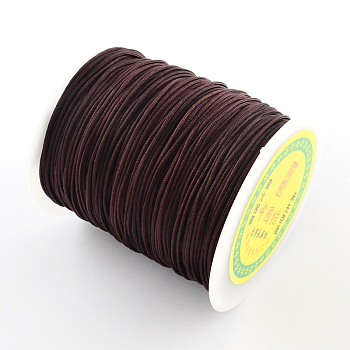 Nylon Thread, with One Nylon Thread inside, Coconut Brown, 2mm, about 109.36 yards(100m)/roll