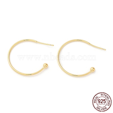 Real 18K Gold Plated Sterling Silver Earring Hooks