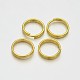 Brass Split Rings(KK-E647-10G-8mm)-1