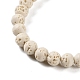 Brins de perles teintées en pierre de lave synthétique(G-H311-08A-04)-4