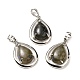 Pendentifs de labradorite naturelle(G-B033-04P-17)-1