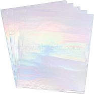 A4 Hot Foil Stamping Paper, Silver, 29x20~21cm, 50 sheets/bag(DIY-WH0193-03C)