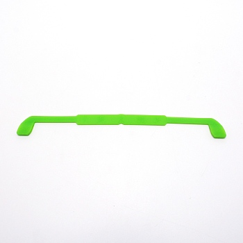 Silicone EyeGlass Holders, Lime, 215x21x4mm, Hole: 9x2mm