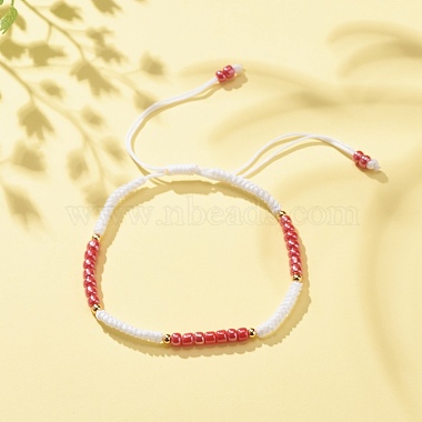 Glass Seed Beaded Bracelet(BJEW-JB08199-03)-2