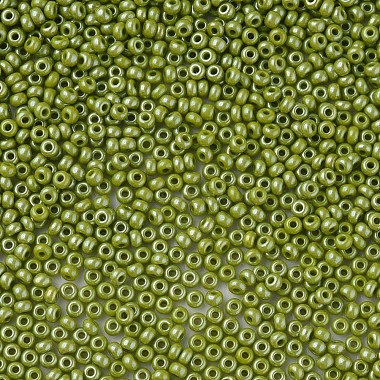 11/0 Czech Opaque Glass Seed Beads(SEED-N004-003B-07)-4