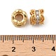 Rack Plating Brass Cubic Zirconia European Beads(KK-K349-10G)-4