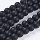 Synthetic Black Stone Bead Strands(G-R345-10mm-38-1)-1