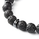 Energy Power Cross Beads Stretch Bracelets Set for Men Women(BJEW-JB06891)-8