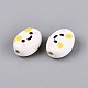Handmade Porcelain Ceramic Beads(PORC-Q005-07G)-2