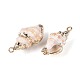 Electroplate Natural Sea Shell Pendants(SSHEL-T018-11)-2