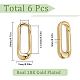 6Pcs Brass Spring Gate Rings(KK-SC0003-85)-2