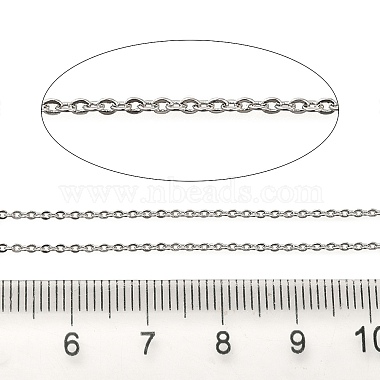 Rack Plating Brass Cable Chains(CHC-M001-02S)-3