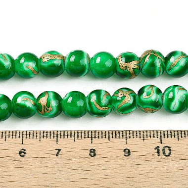 Baking Paint Glass Beads(X1-DGLA-N010-8mm-04)-4
