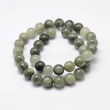 Chapelets de perles en quartz rutile vert naturel(G-P325-03-6mm)-2