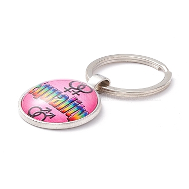 Pride Style Glass Keychain(KEYC-F033-01E)-3