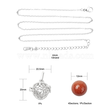 Kits de fabrication de collier pendentif bricolage(DIY-FS0001-90)-3